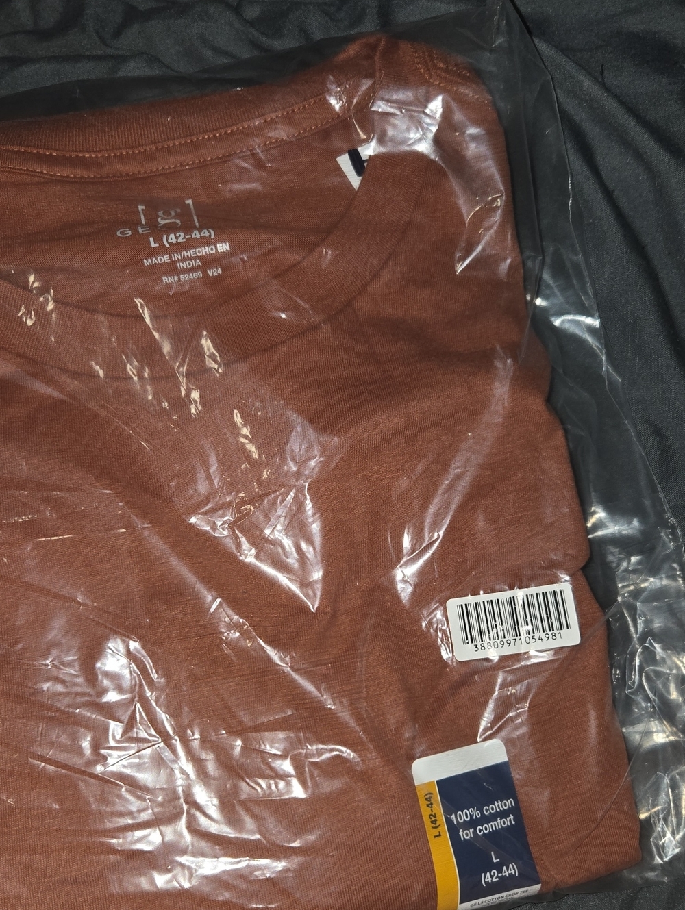 2 Pack Of George Brown Crew Neck Long Sleeve Tee